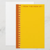 Umber Edge Briefpapier (Voorkant / Achterkant)