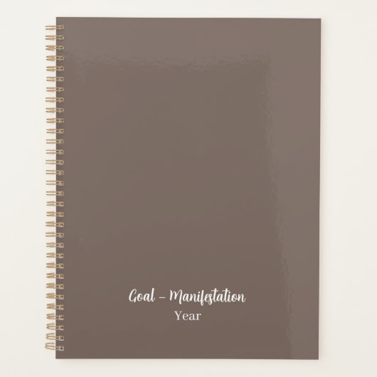 Umber Planner (Voorkant)