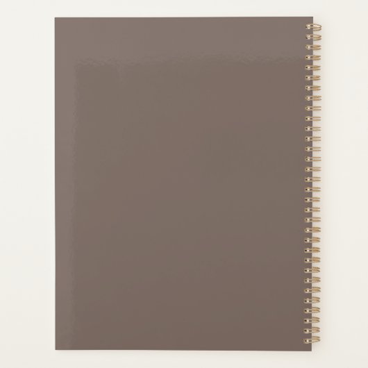 Umber Planner (Achterkant)