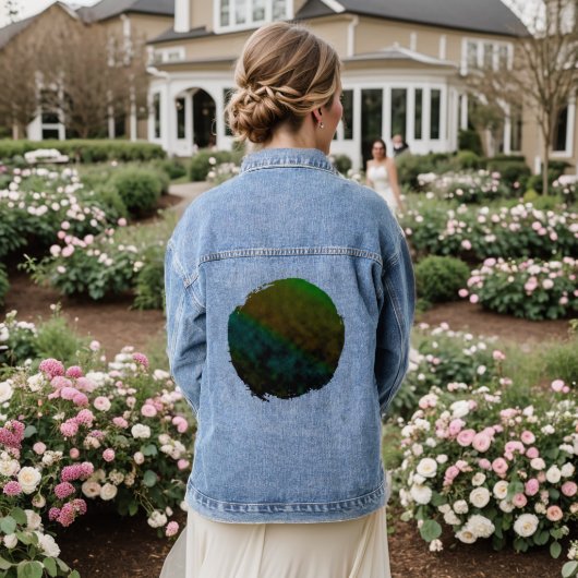 Umbergreen Passage werd later de naam van een kuns Denim Jacket (Huwelijk Achterkant)