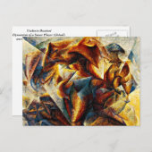 Umberto Boccioni - Dynamisme van een voetbalspeler Briefkaart (Voorkant / Achterkant)