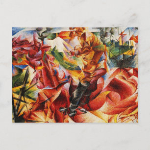 Umberto Boccioni - Elastic (Detail) Briefkaart
