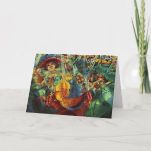 Umberto Boccioni - Lachen Feestdagen Kaart