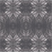 Umbral Zwarte Abstracte Aquarel Kunst Sticker (Voorkant)