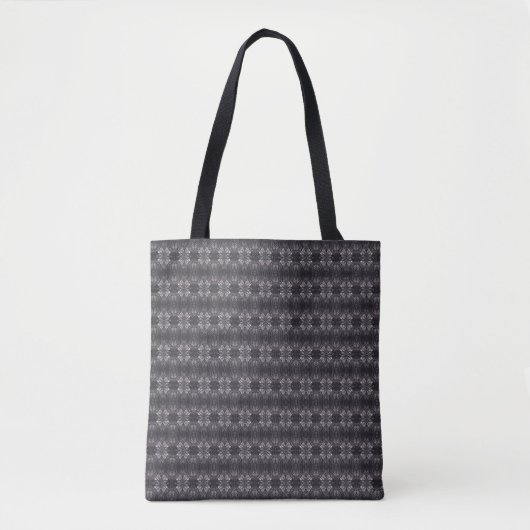 Umbral Zwarte Abstracte Aquarel Kunst Tote Bag (Voorkant)