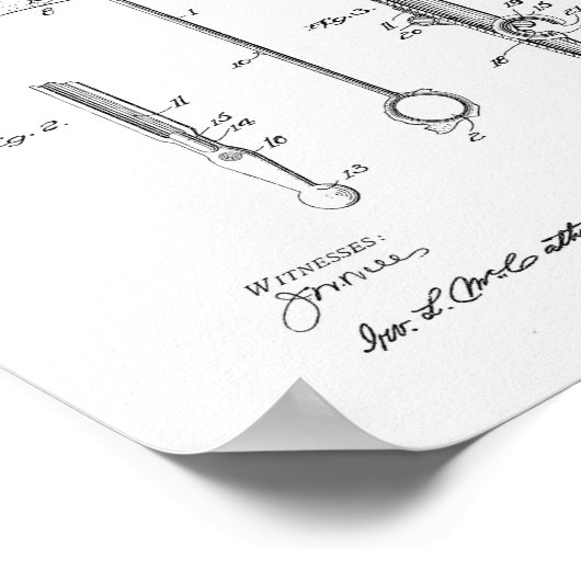 Umbrella 1912 - Whitepaper over octrooien Poster (Hoek)