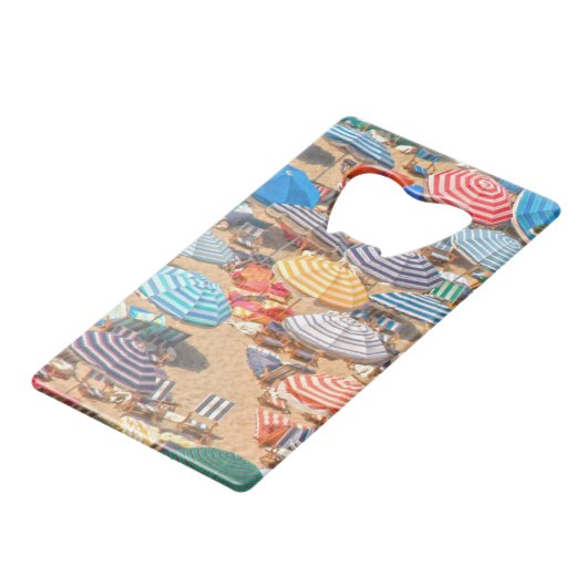 Umbrella 1 creditkaart flessenopener (Achterkant Gekanteld)