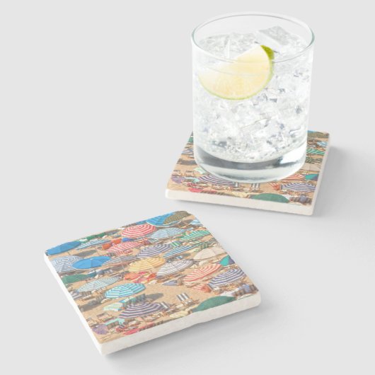 Umbrella 1 stenen onderzetter (Zijkant)