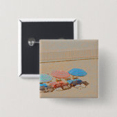 Umbrella 2 vierkante button 5,1 cm (Voorkant /achterkant)