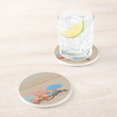 Umbrella 2 zandsteen onderzetter (Zijkant)