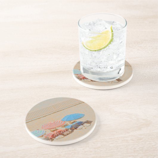 Umbrella 2 zandsteen onderzetter (Zijkant)