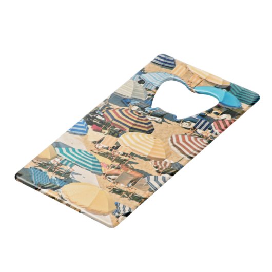 Umbrella 3 creditkaart flessenopener (Voorkant Gekanteld)