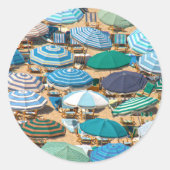 Umbrella 4 ronde sticker (Voorkant)