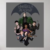 Umbrella Academy 12345 7 Poster (Voorkant)
