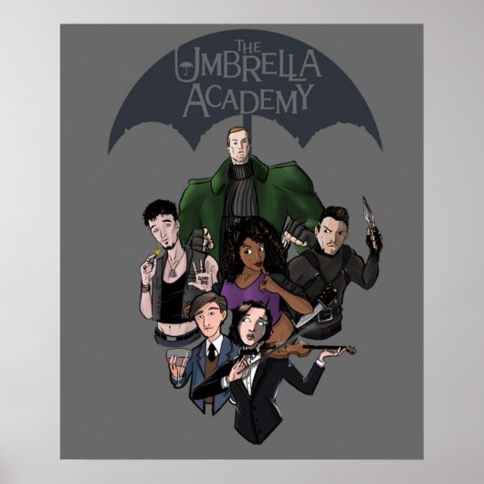Umbrella Academy 12345 7 Poster (Voorkant)