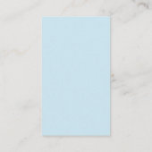 Umbrella Baby Sprinkle Blue Diaper Raffle Ticket Informatiekaartje (Achterkant)