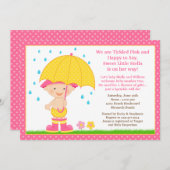 Umbrella Baby Sprinkle Showroze Kaart (Voorkant / Achterkant)