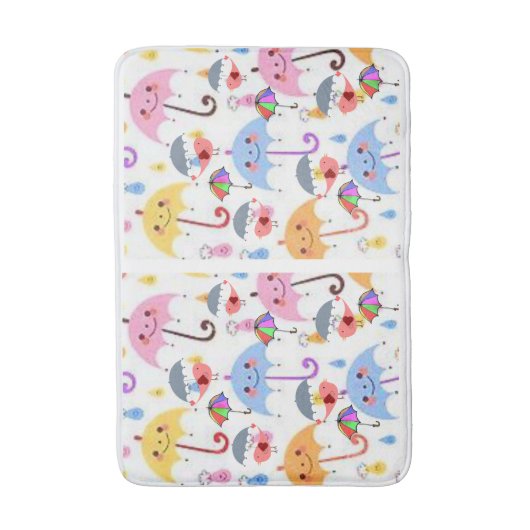 Umbrella Bathroom Bathmat Badmat (Voorkant Verticaal)