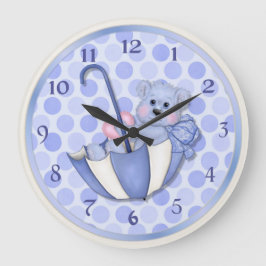 Umbrella Beer Blauw - Aanpassen Grote Klok