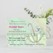 Umbrella Beer Mint - Uitnodiging (Staand voorkant)