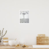 Umbrella Boom B&W Poster (Keuken)