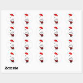 Umbrella Boy Ronde Sticker (Vel)