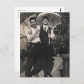 Umbrella Boys Briefkaart (Voorkant / Achterkant)