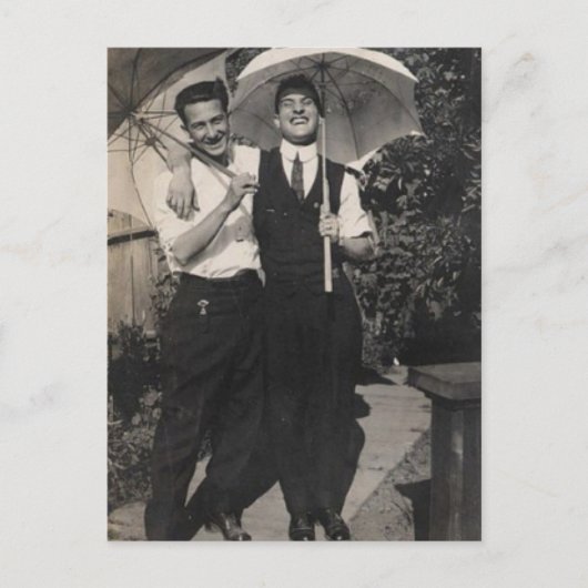 Umbrella Boys Briefkaart (Voorkant)