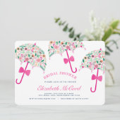 Umbrella Bridal Shower Kaart (Staand voorkant)