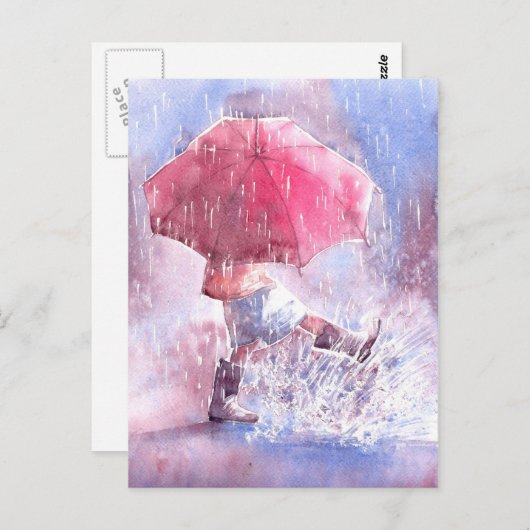 Umbrella Briefkaart (Voorkant / Achterkant)