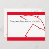 Umbrella Briefkaart (Voorkant / Achterkant)