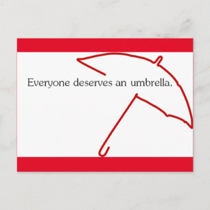 Umbrella Briefkaart