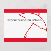 Umbrella Briefkaart (Voorkant)