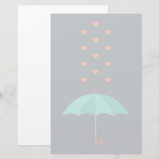 Umbrella Briefpapier (Voorkant / Achterkant)