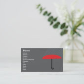 Umbrella - Business Visitekaartje (Staand voorkant)