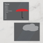 Umbrella - Chubby Visitekaartje (Voorkant / Achterkant)