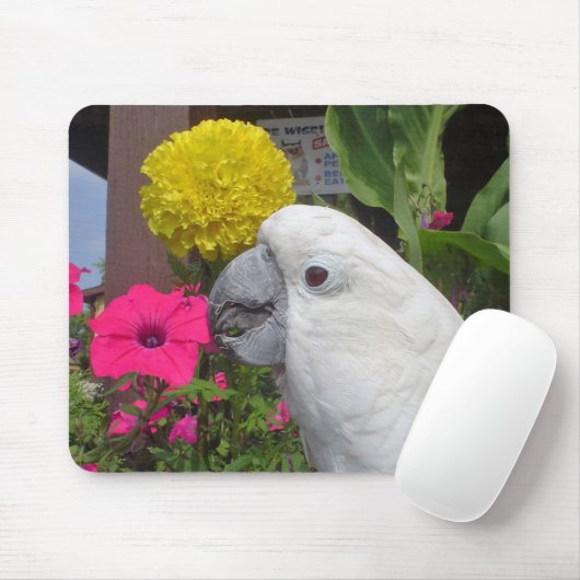 Umbrella Cockato Mousepad Muismat (Met muis)