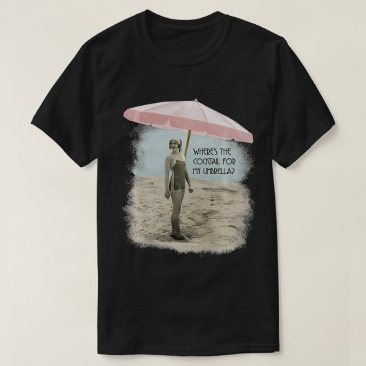 Umbrella Cocktail Premium T-shirt (Design voorkant)