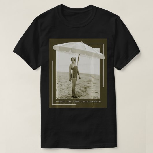 Umbrella Cocktail Premium T-shirt (Design voorkant)