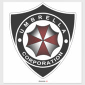 Umbrella Corp Shield Sticker (Vel)