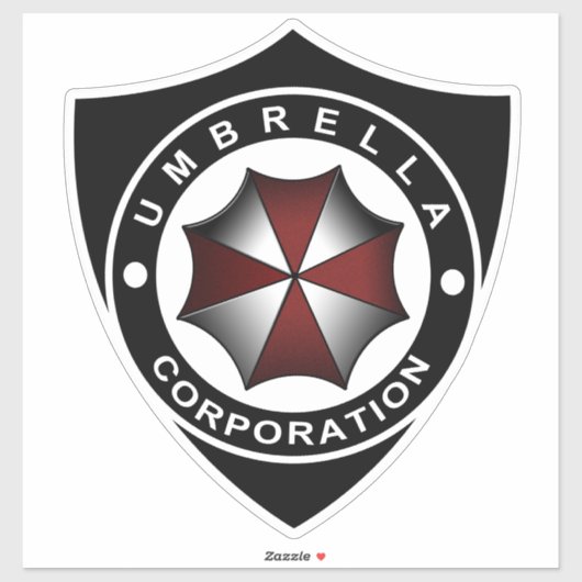 Umbrella Corp Shield Sticker (Vel)