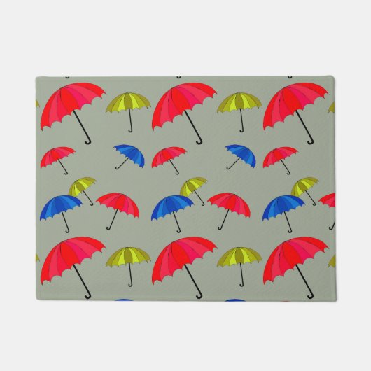 Umbrella Design on Doormat Deurmat (Voorkant)