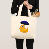 Umbrella Duck Bag Grote Tote Bag (Voorkant (product))