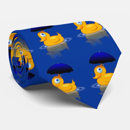 Umbrella Ducks Stropdas (Opgerold)