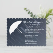 Umbrella en de Uitnodiging van de Bridal van de Re (Staand voorkant)