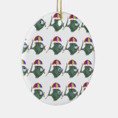 Umbrella Fish Keramisch Ornament (Rechts)