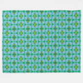Umbrella Flowers Fleece Blanket (3 maten) (Voorkant (Horizontaal))