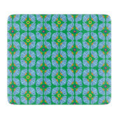 Umbrella Flowers Glass Cutting Board (5 maten) Snijplank (Voorkant)