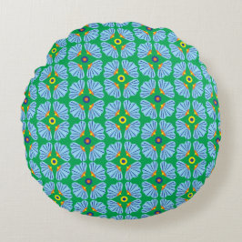 Umbrella Flowers Round Pillow Rond Kussen