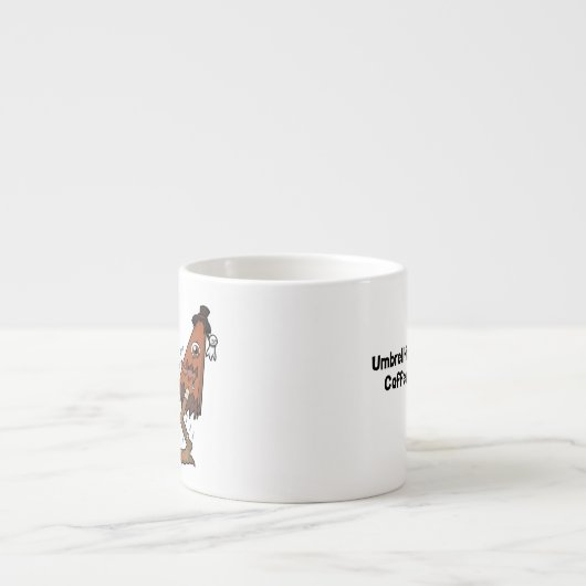 Umbrella Ghost Yokai- Umbrell-ievably Caffeinated Espresso Kop (Voorkant)